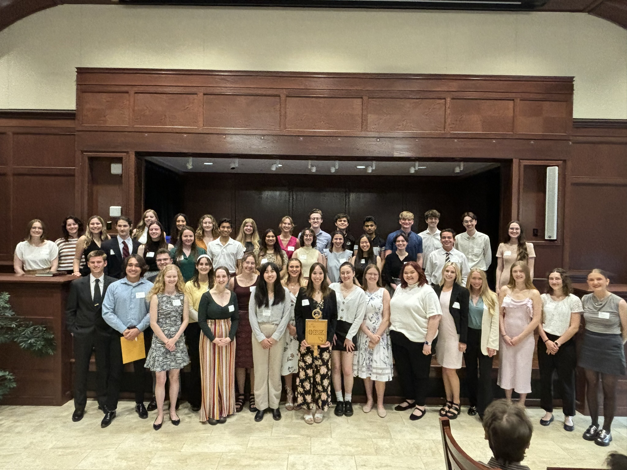 2024 PBK Induction Group Photo