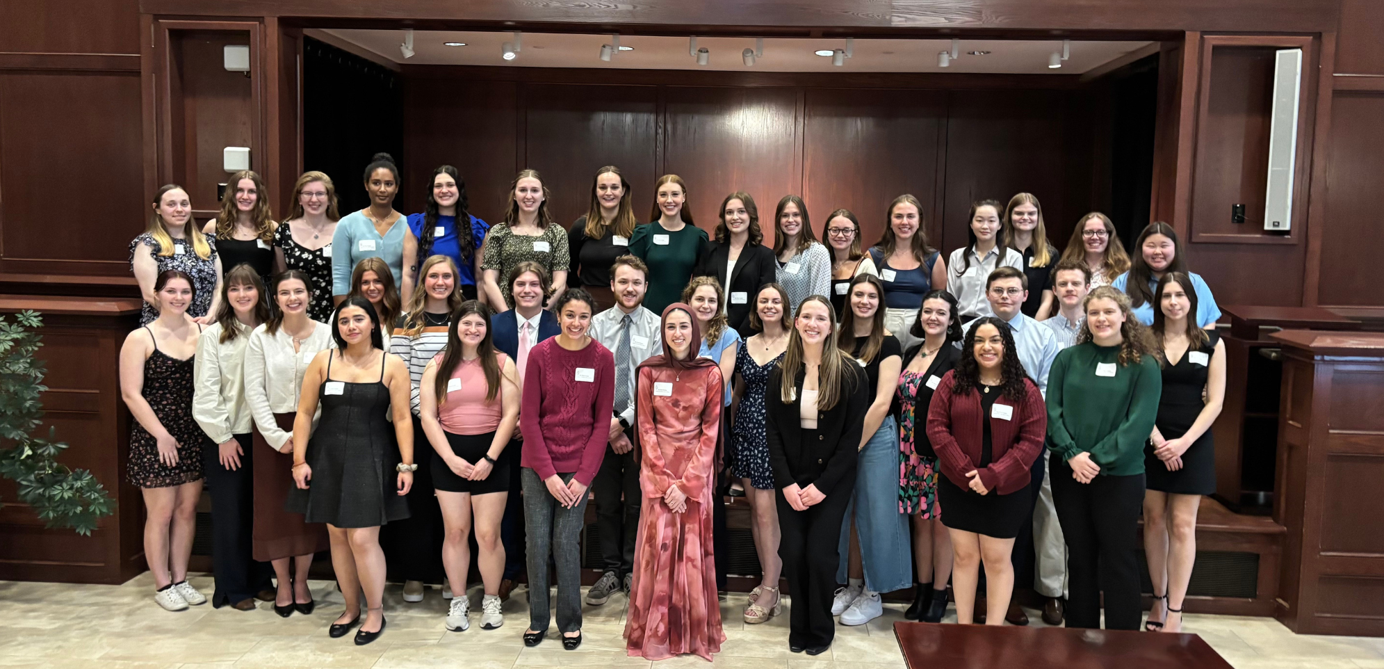 2025 PBK Initiation Ceremony Group Photo